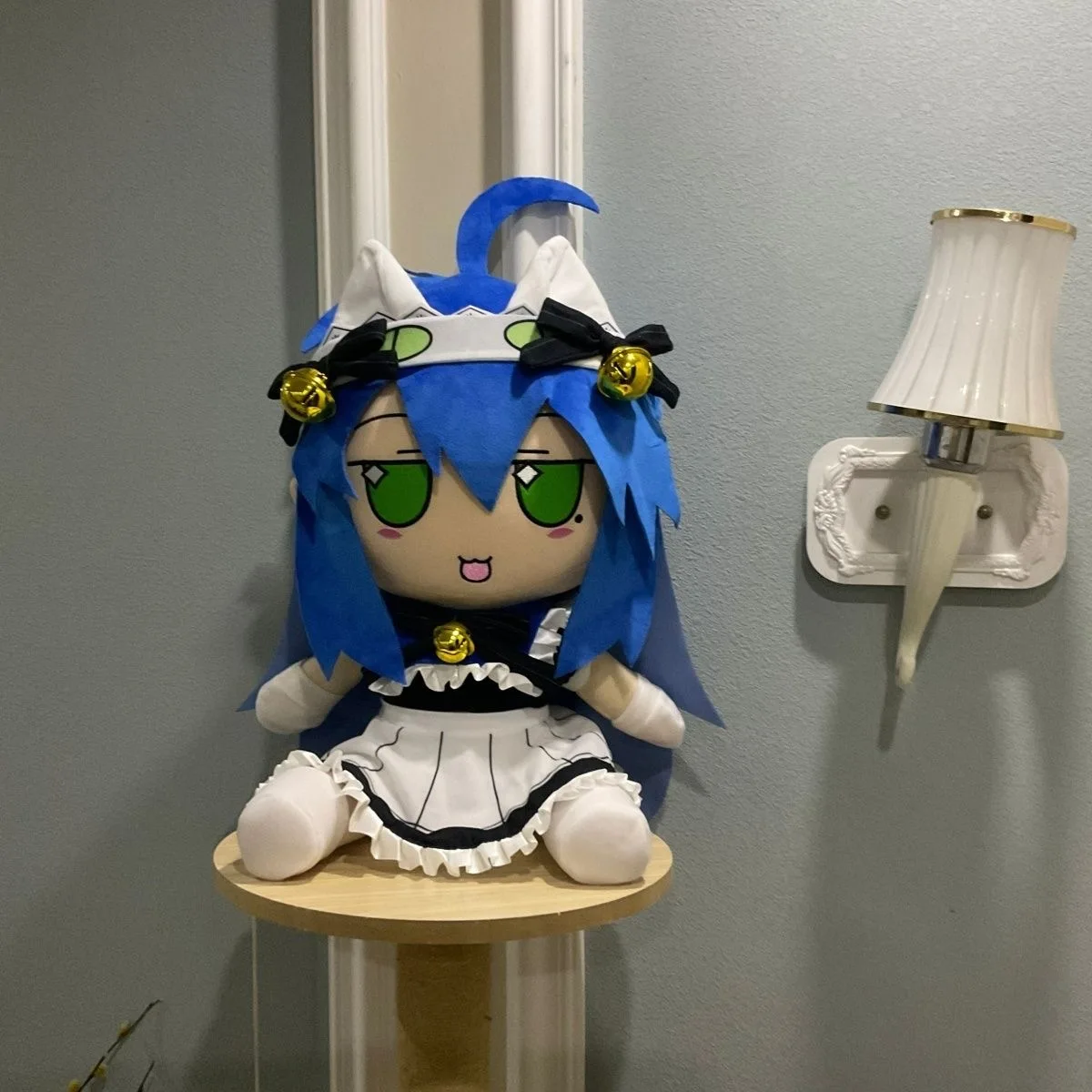 

Новые 40 см Lucky Star Izumi Konata, плюшевые игрушки, милые мягкие аниме-подушки Fumo, куклы для детей, подарок на день рождения, Рождество