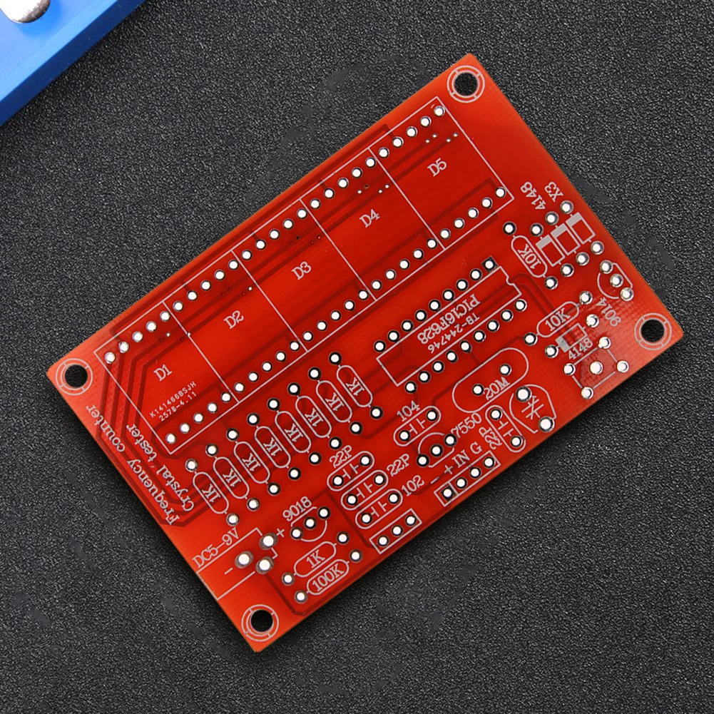 1Hz-50MHz Frequency Counter Tester 5 Digits High Precision Crystal Oscillator Frequency Counter Meter DIY Kits Module