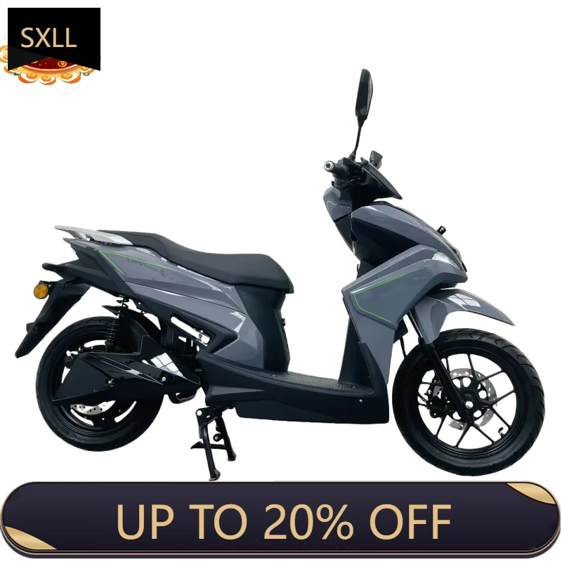 

SXLL 72v 2000W High-Speed Electric Moped 60km/h Powerful Streetbike Cruiser Brushless Motor Electric Scooter Electric Motorcycle