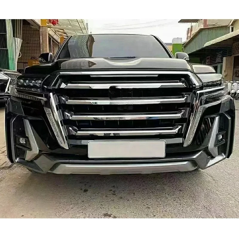 

Автомобильные бамперы из полипропилена, бамперы Land Cruiser 200 LC200 Fj200 2016 2017 2018 2019 2020, обновление 2021 года, бамперы, решетки