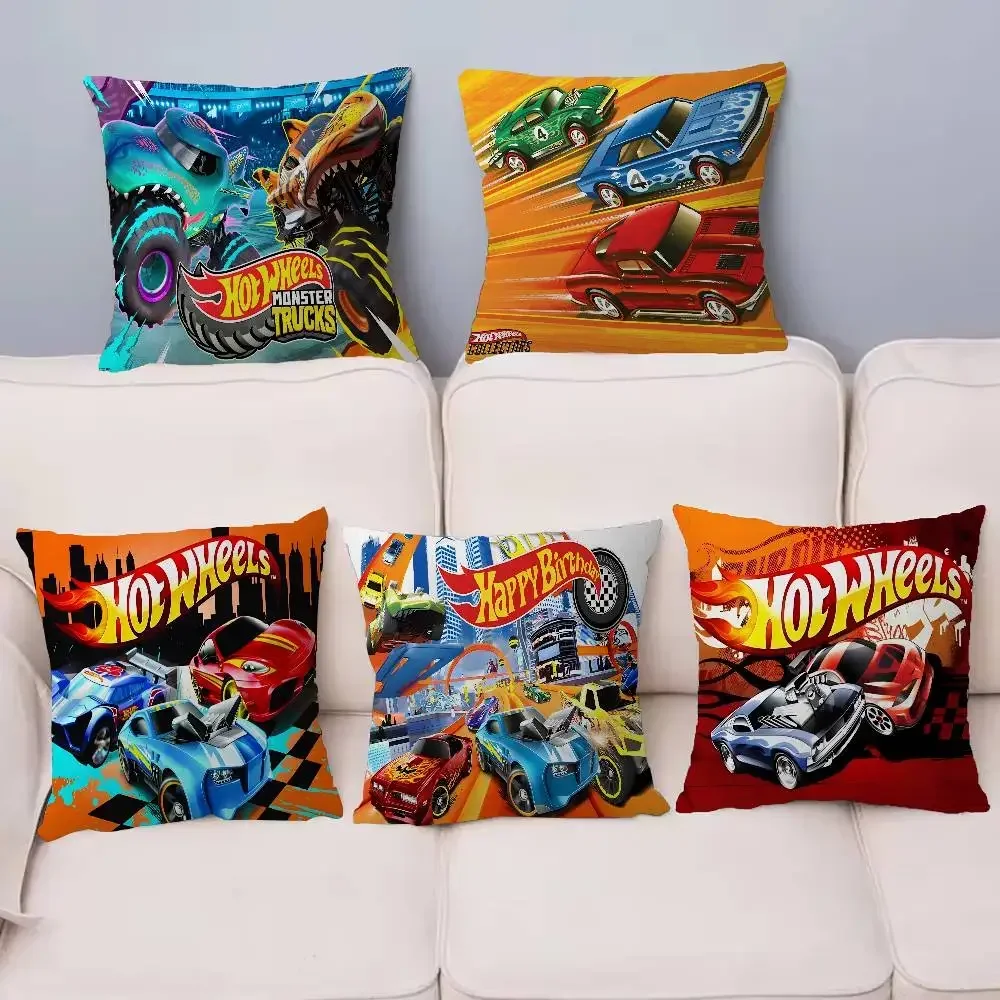 H-Hot Funny W-Wheels Pillow Gift Home Office Decoration Bedroom Sofa Car Cushion Cover case 45x45