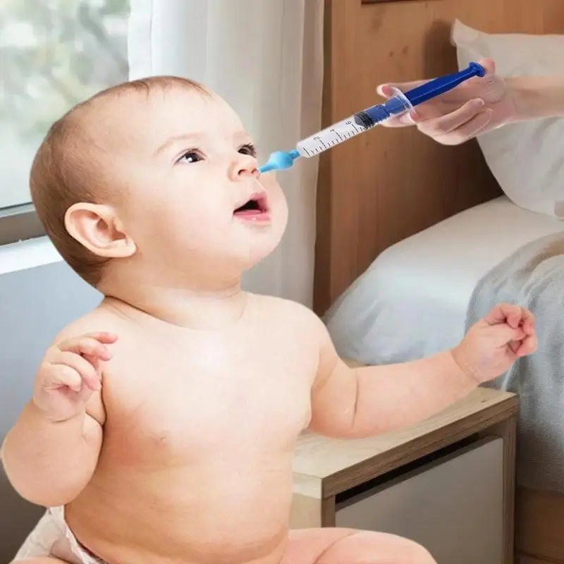 1/2 Uds tubo de aguja aspirador Nasal para bebé jeringa limpiador de nariz para bebé rinitis lavadora Nasal irrigador lavado de nariz de bebé para niños