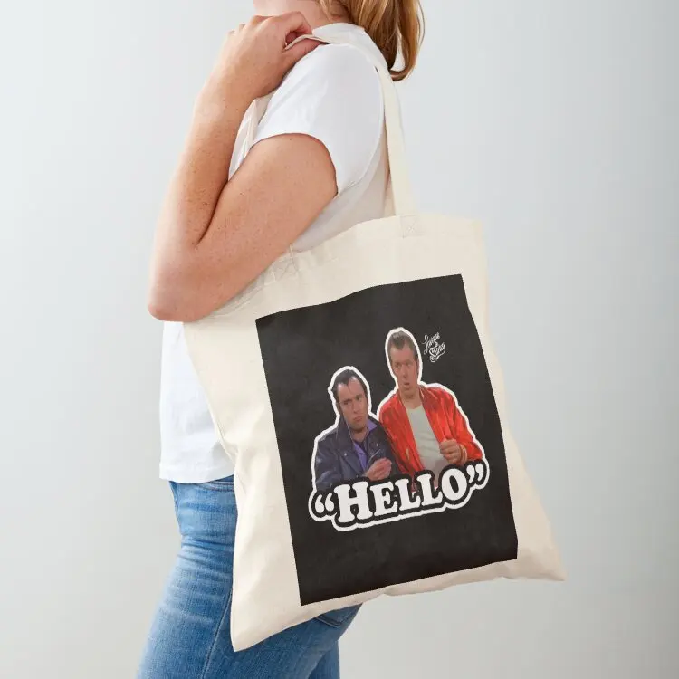 

Hello Lenny and Squiggy Retro Laverne and Shirley 70s Tribute Tote Bag Women's shopper tote bag screen