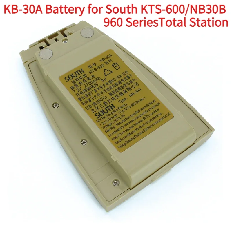 

New KB-30A Battery for South KTS-600/NB30B for 960 SeriesTotal Station 2700mAh High Quality NI-MH Battery