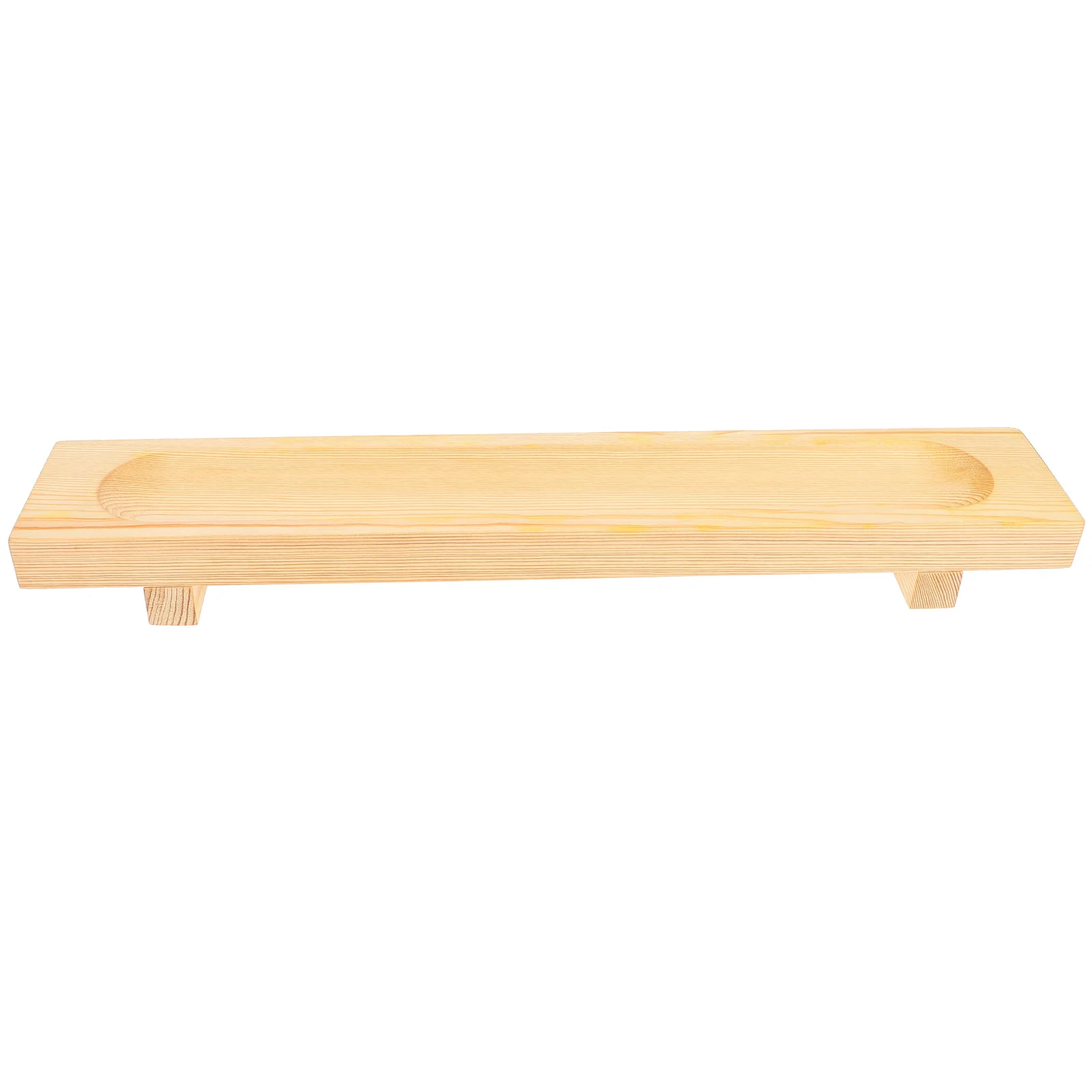 

Sushi Plate Shrimp Ball Tray Wood Meatball Board Food Serving Restaurant Tableware Creative Shape Kitchen Use Decorative Bowls