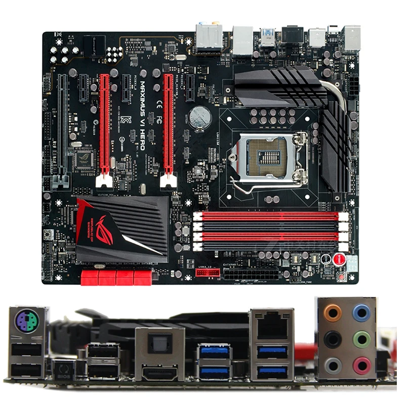 For Intel Z87 Maximus VI Hero motherboard Used original LGA1150 LGA 1150 DDR3 32GB USB2.0 USB3.0 SATA3 Desktop Mainboard