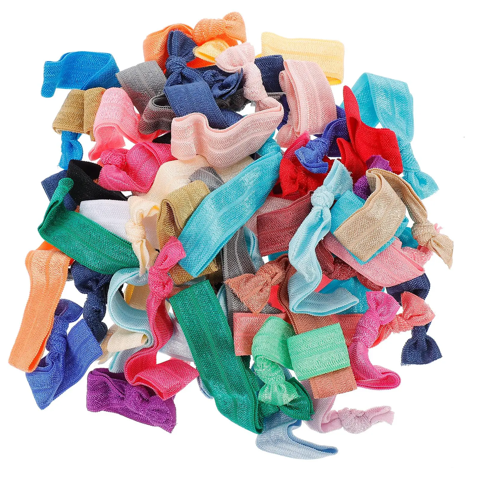 

100pcs High Elastic Hair Tie Women Girl Accessory Cute Colorful Spiral Rubber Band for Everyday Wear Special Occasions
