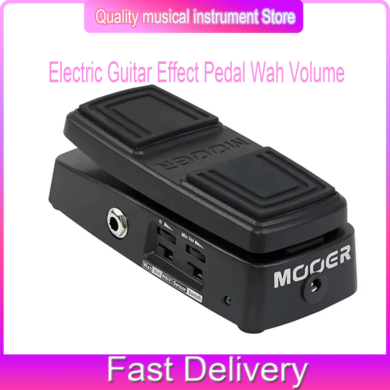 

MOOER Free Step Electric Guitar Effect Pedal Wah Volume Pressure Sensing Switching True Bypass Pedal Guitar Accessories & Parts