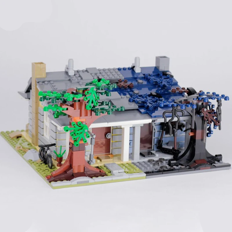 1538pcs MOC Mystery Town Duplex Alt Build Modular Architecture Street Scene Model Building Blocks Module Diorama Kit Toy Gift
