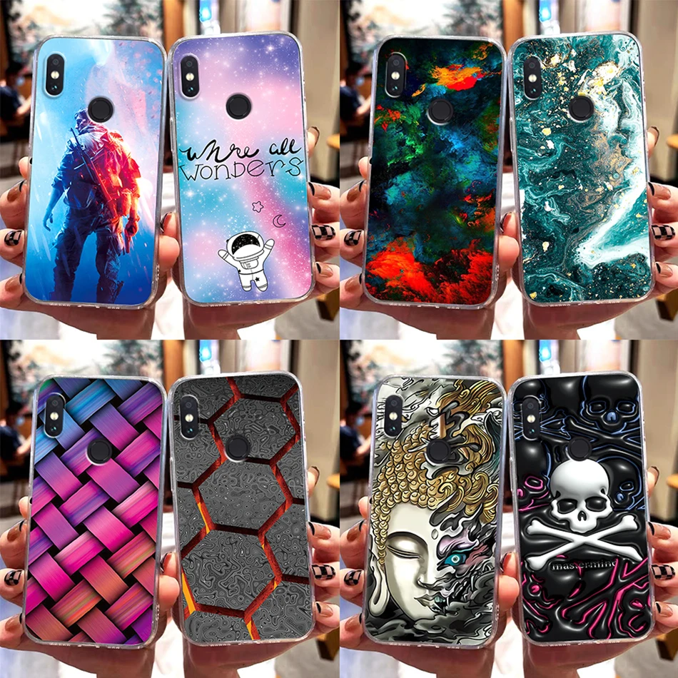 For Xiaomi Redmi Note 5 Case Cover Redmi Note 5 Pro Marble Shockproof TPU Back Phone Cases Redmi Note5 Pro Silicone Clear Bumper