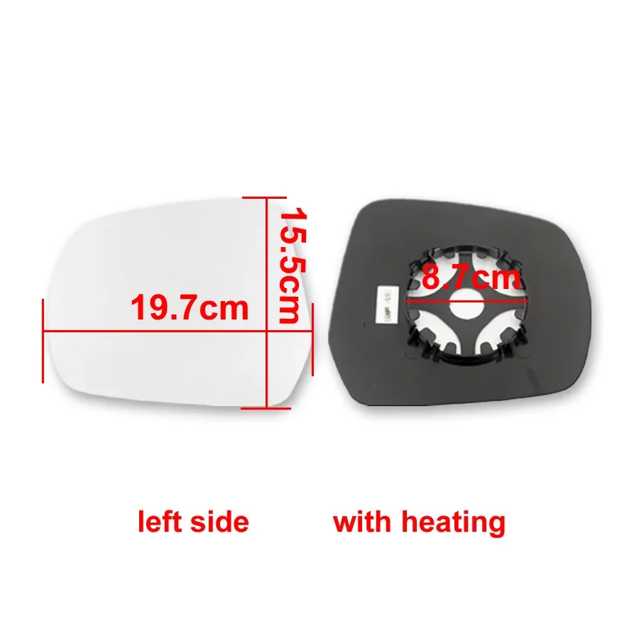 

Car Accessories Exterior Side Mirrors Reflective Glass Lens Rearview Mirror Lenses 1PCS For Great Wall Pickup Wingle 6 2014-2017