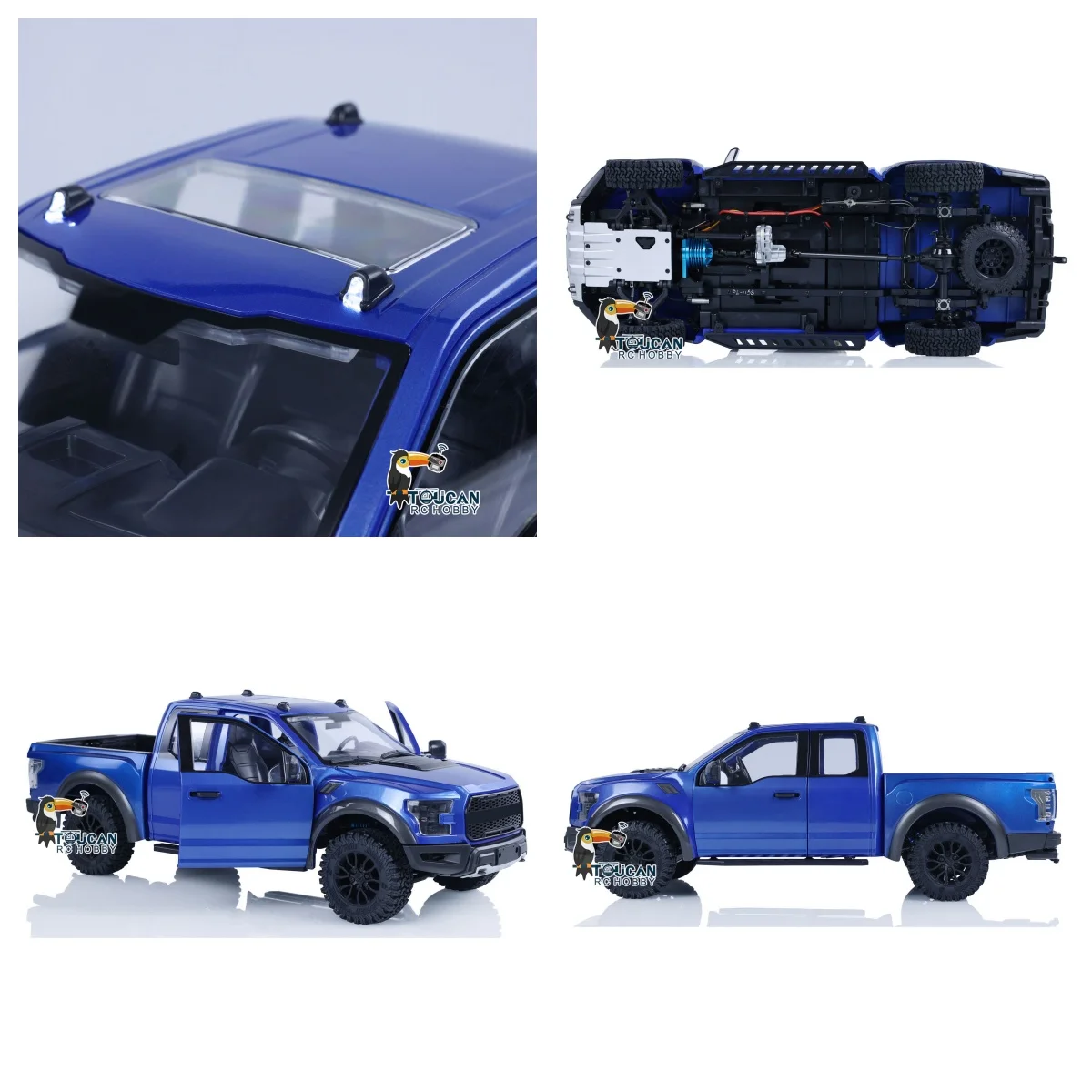 

Upgraded JDM F150 1/10 RC Crawler Climbing Car JDMODEL Remote Control Off-road Vehicles with Light Sound Set Toys Model THZH1875