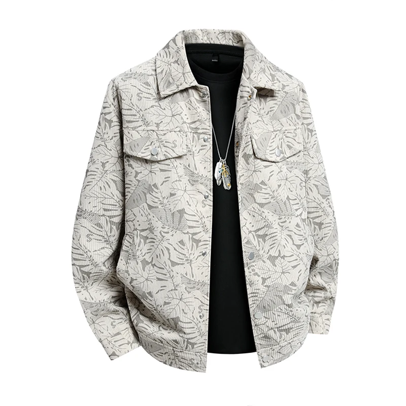 

2026 new arrival spring jackets men fashion printing Coat Men's Casual thicken overcoat Men Dress Jacket full Size M-7XL,8XL