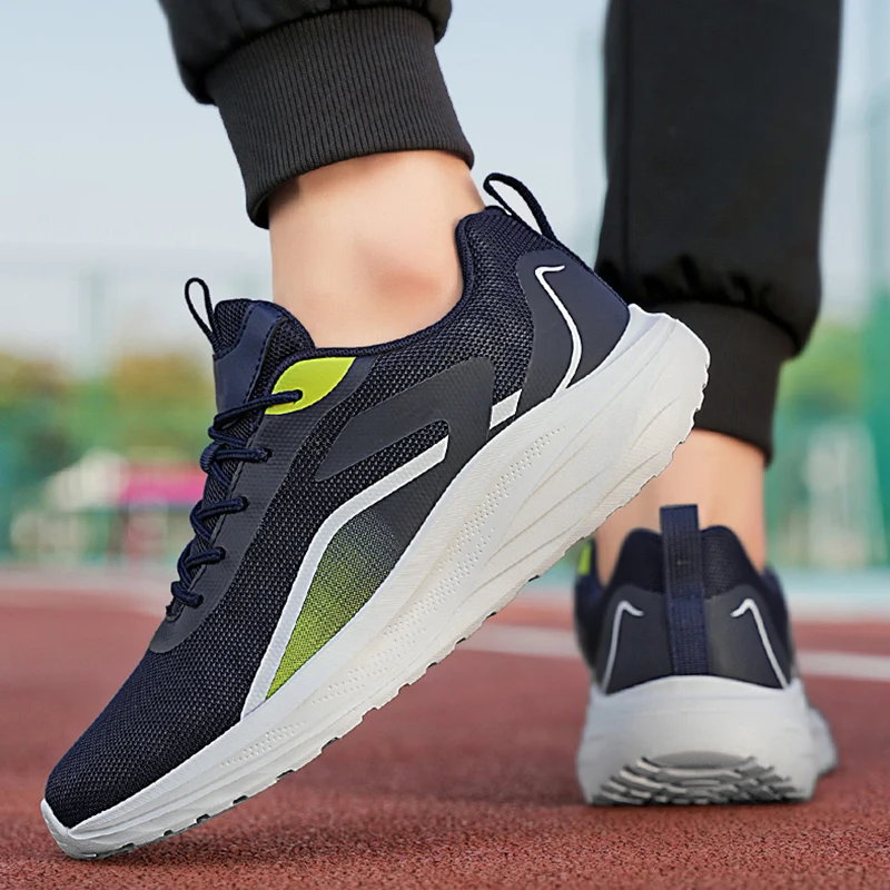 Scarpe da ginnastica da passeggio di alta qualità per uomo Comode scarpe da ginnastica da corsa sportive con piattaforma da uomo Scarpe da basket atletiche traspiranti Uomo 2025