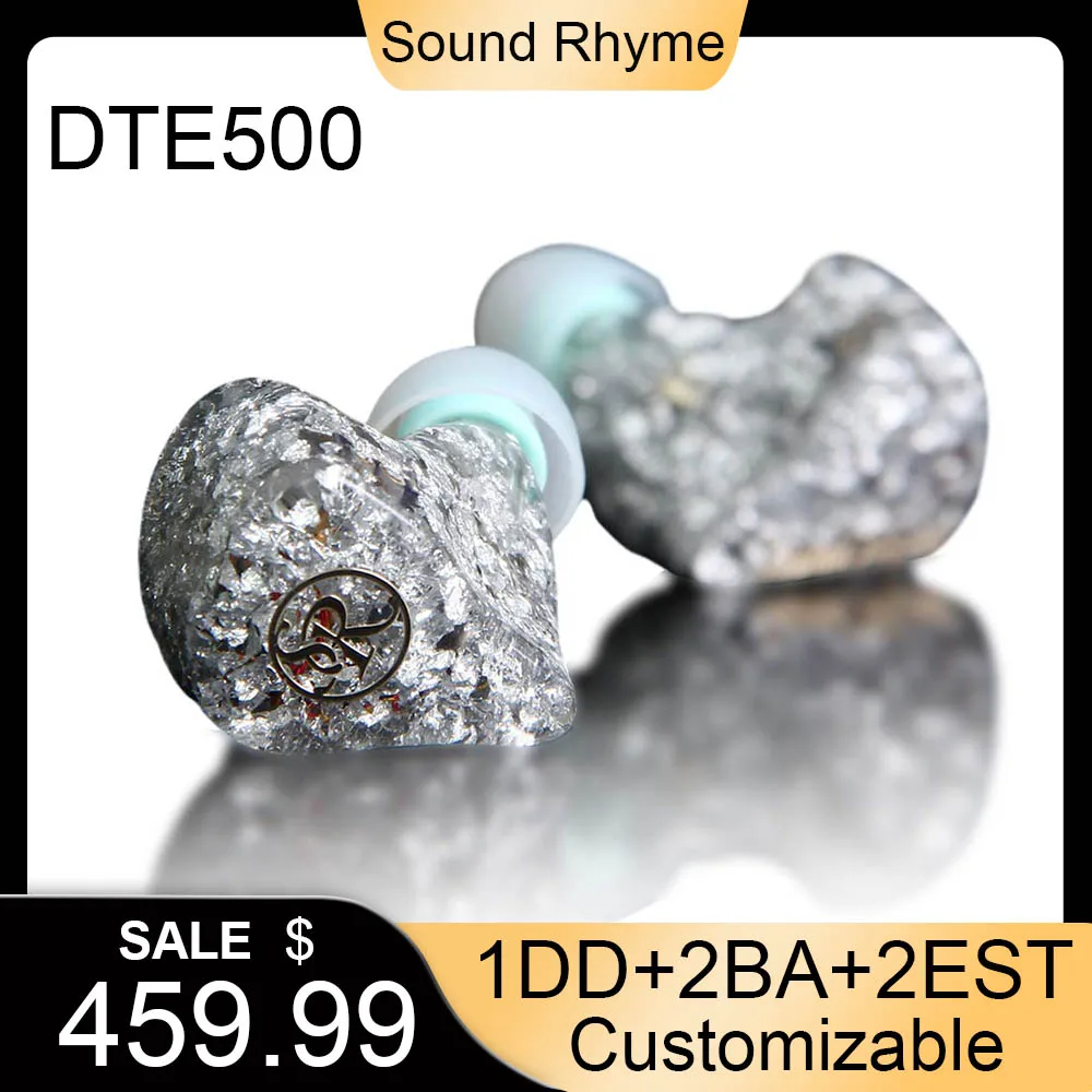 Sound Rhyme DTE500 1DD+2BA+2EST In-Ear HIFI Earphones Stage Ear Return High-Quality Headphone Professionally Customized Earphone