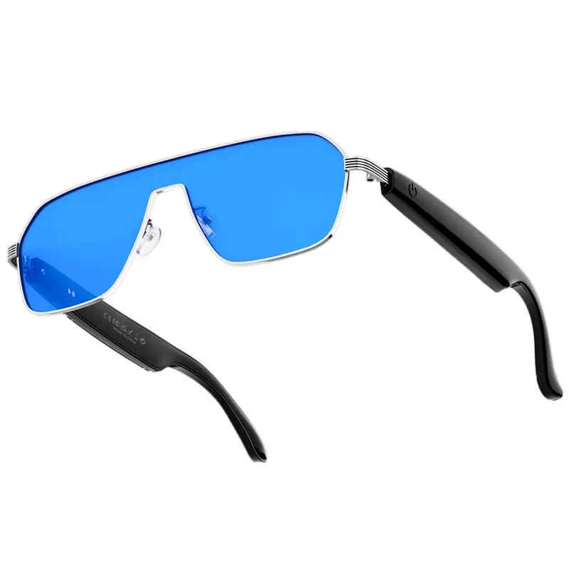 Smart Glasses Bluetooth Headset AI Voice Assistant Wireless Audio Music Call Real Time Translation Eyewear for Men Women Tech