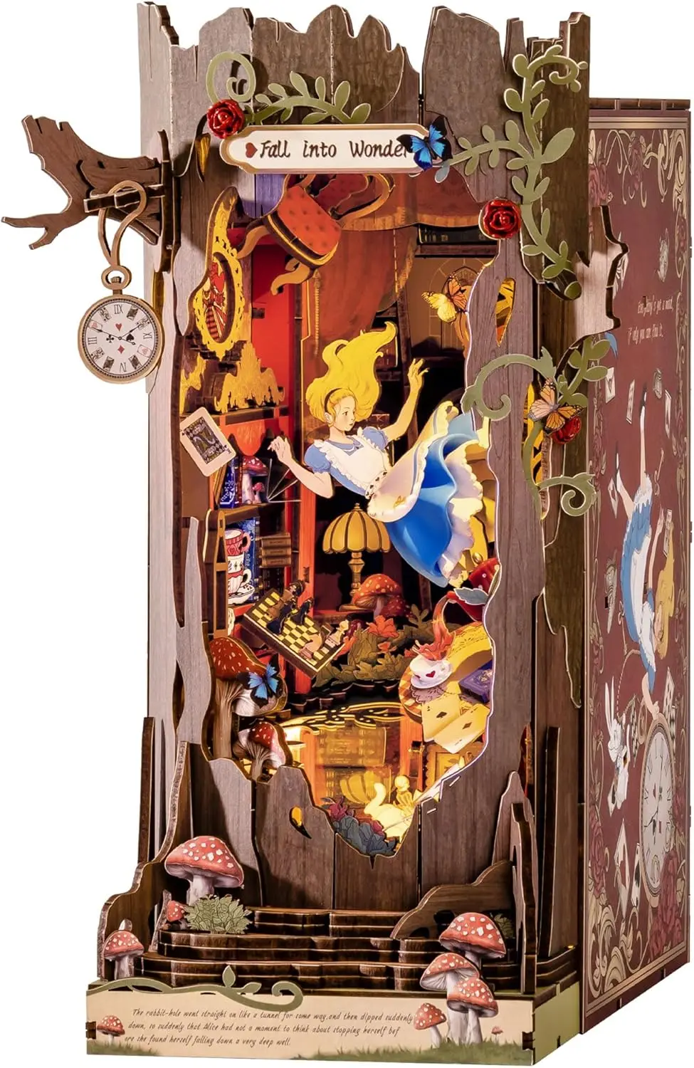 Book Nook Kit Fall into Wonder 3D Wooden Puzzles 9.9