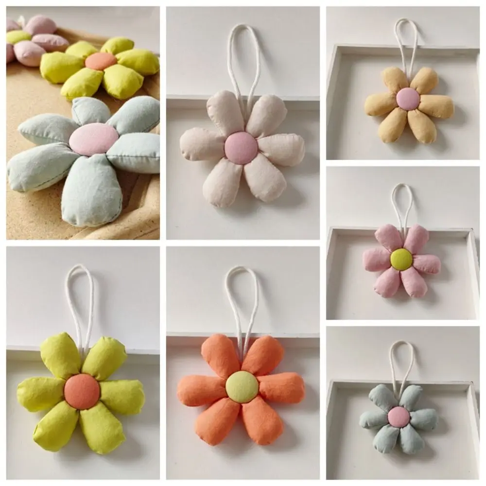 

Cloth Flower Bag Pendant Bag Match Accessories Bag Charms Fresh Backpack Decoration Stuffed Korean Style Floral Lanyard Gift