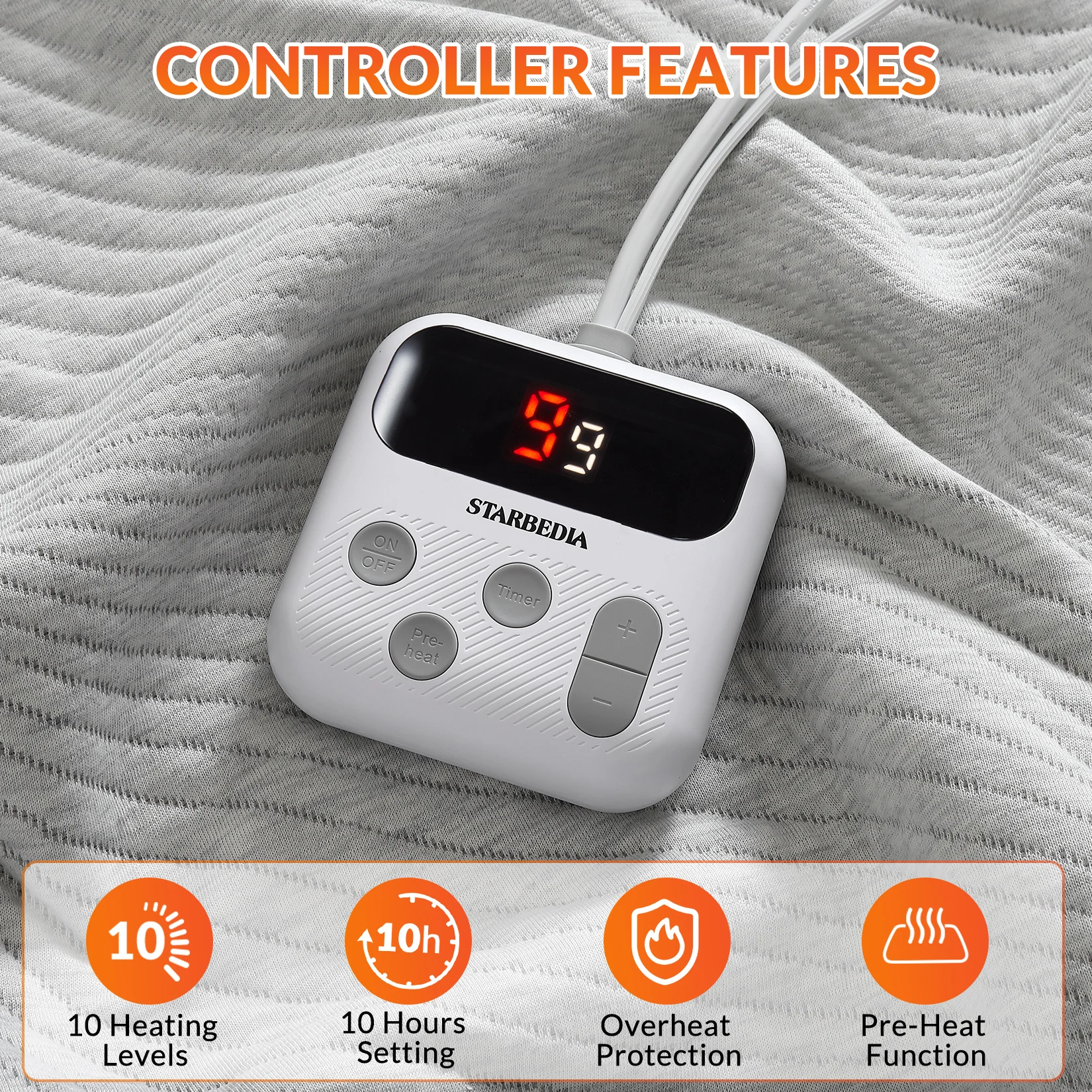 Full-Size Heated Mattress Pad