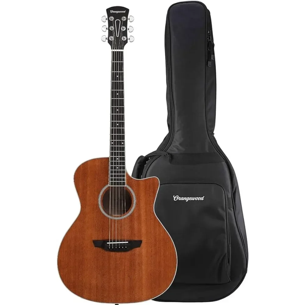 

Cutaway Style Acoustic Guitar With Mahogany Top Freight Free Stringed Instruments Musical Sports Entertainment