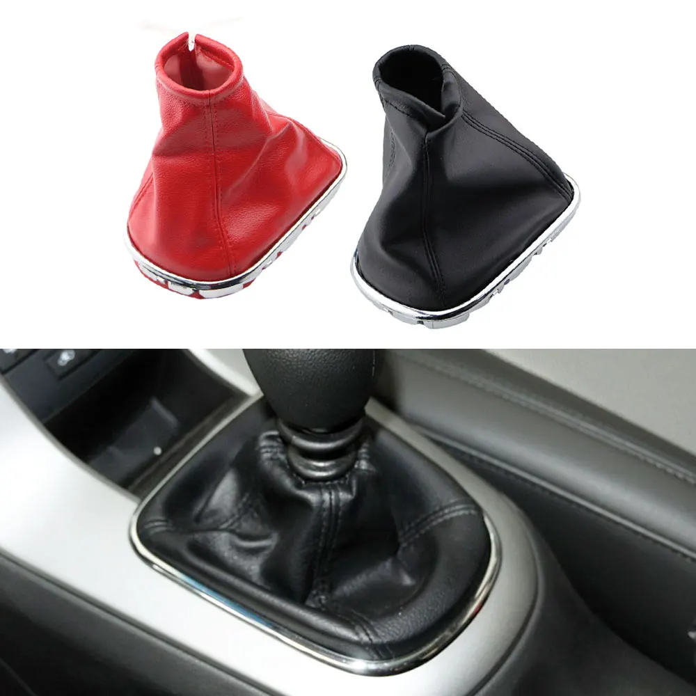 Car Gear Shift Knob Gaiter Boot Cover for Chevrolet Cruze 2008 2009 2010 2011 2012 2013 Leather Dust-proof Covers Accessories