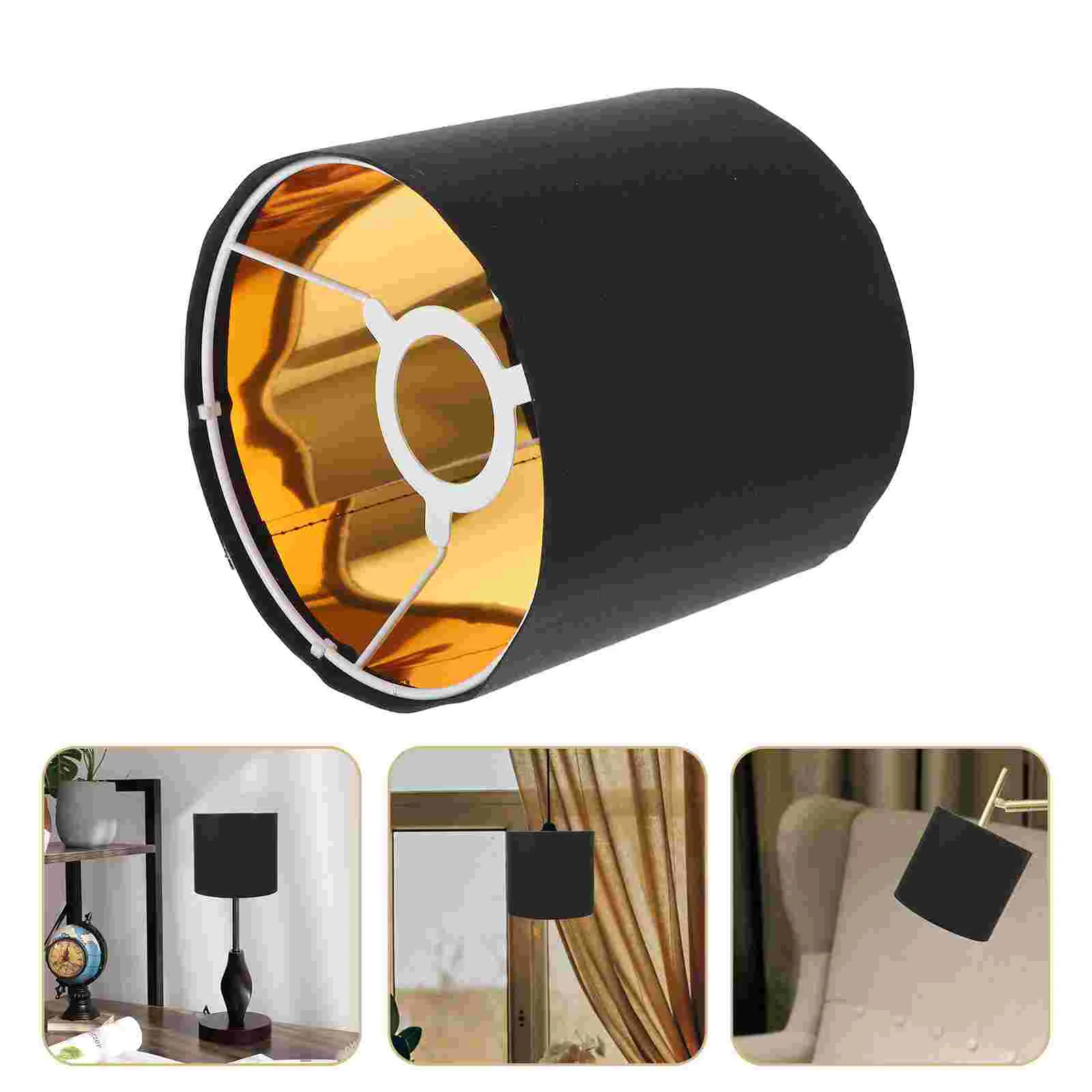 Assembly Required Lampshade for Chandelier Cover Table Light Fabric Drum Ceiling