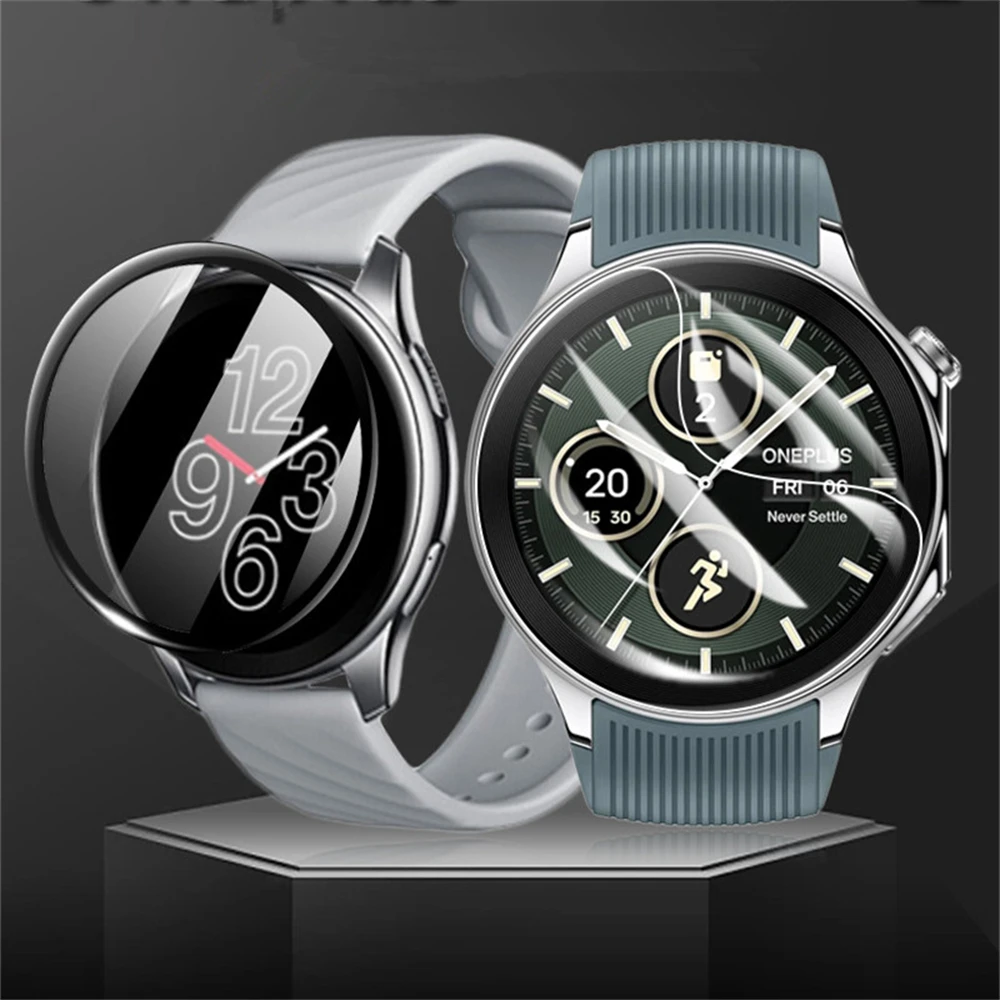 غشاء واقي شاشة من البولي يورثان الحراري لساعة Oneplus 2 ، إعداد ماء عالي الوضوح ، سطح منحني ناعم