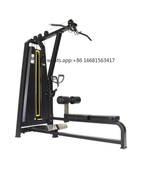 Fitness Equipment Exercise Machine Lat Pull Down And Low Row Machine Gym Commercial High-low Pull Back Trainer