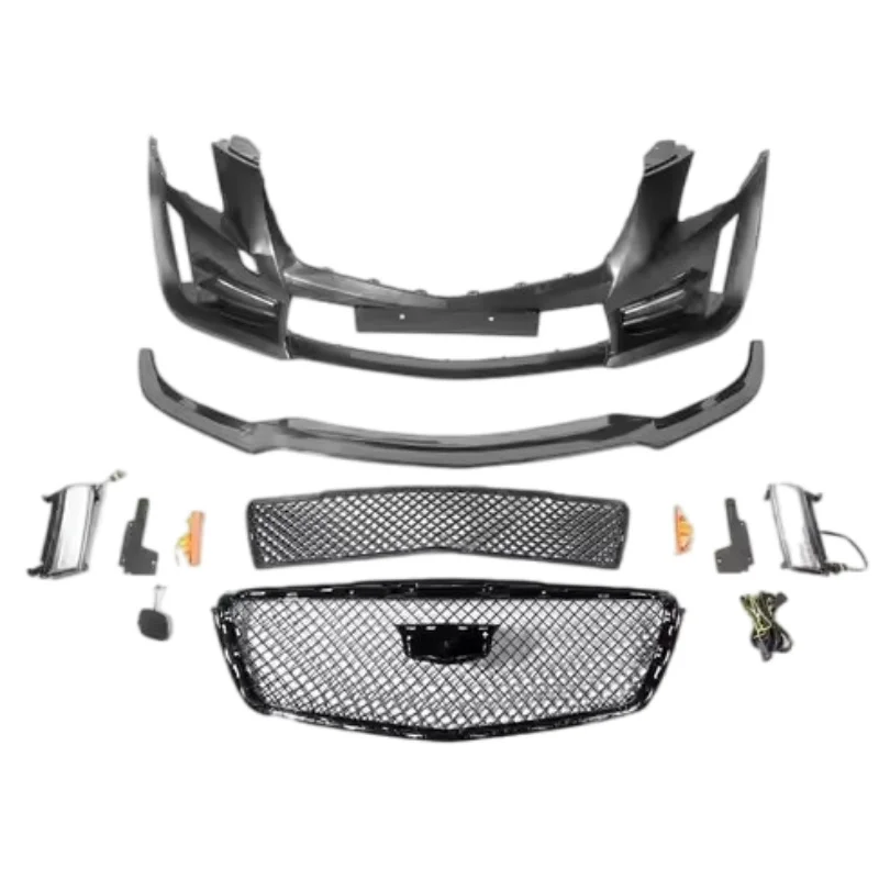 

Auto Accessories Plastic Body Kits Car Front Bumper Lip Grills for Cadillac ATS 2013 2014 2015 2016 2017 2018 2019