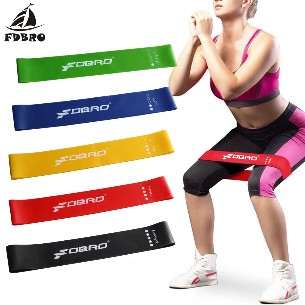 Yoga Resistance Rubber Band Sport Training Elastic Bands Workout Loops Latex Yoga Gym Strength Athletic Fitness Equipment