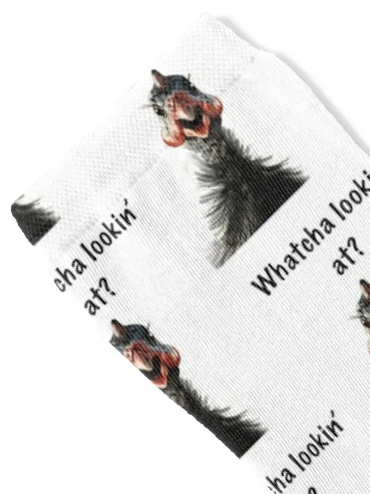 Whatcha lookin’ at? Socks Crossfit aesthetic Soccer funny sock Men's Socks Women's