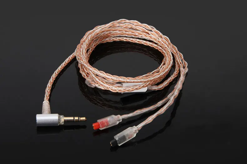 8-core 4,4mm/2,5mm/3,5mm OCC upgrade AUSGEWOGENE Audio-Kabel Für Audio Technica ATH-IM01 IM02 IM03 IM04 IM50 IM70 kopfhörer