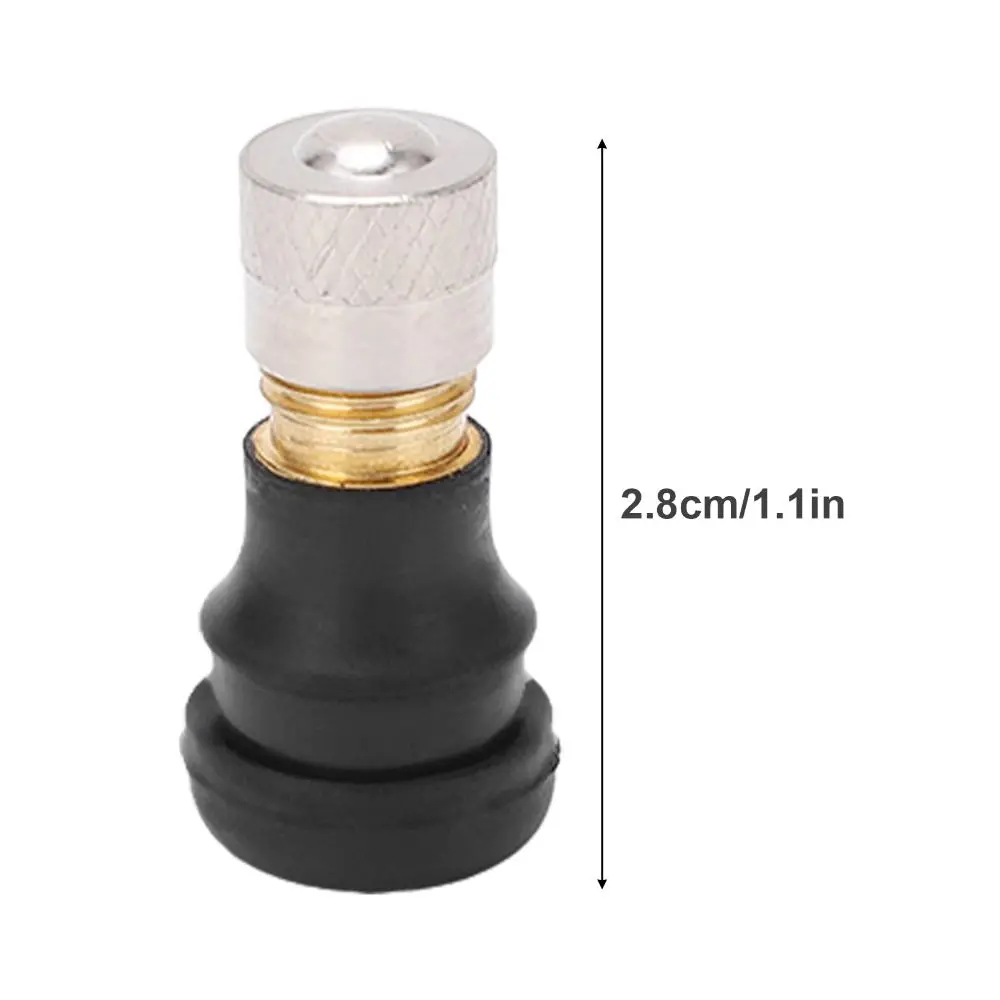 10 PCS Rubber Electric Scooter Vacuum Valve Under 9mm Durable Tubeless Tire Valve Stems for Xiaomi scooter and M365 Pro, etc.