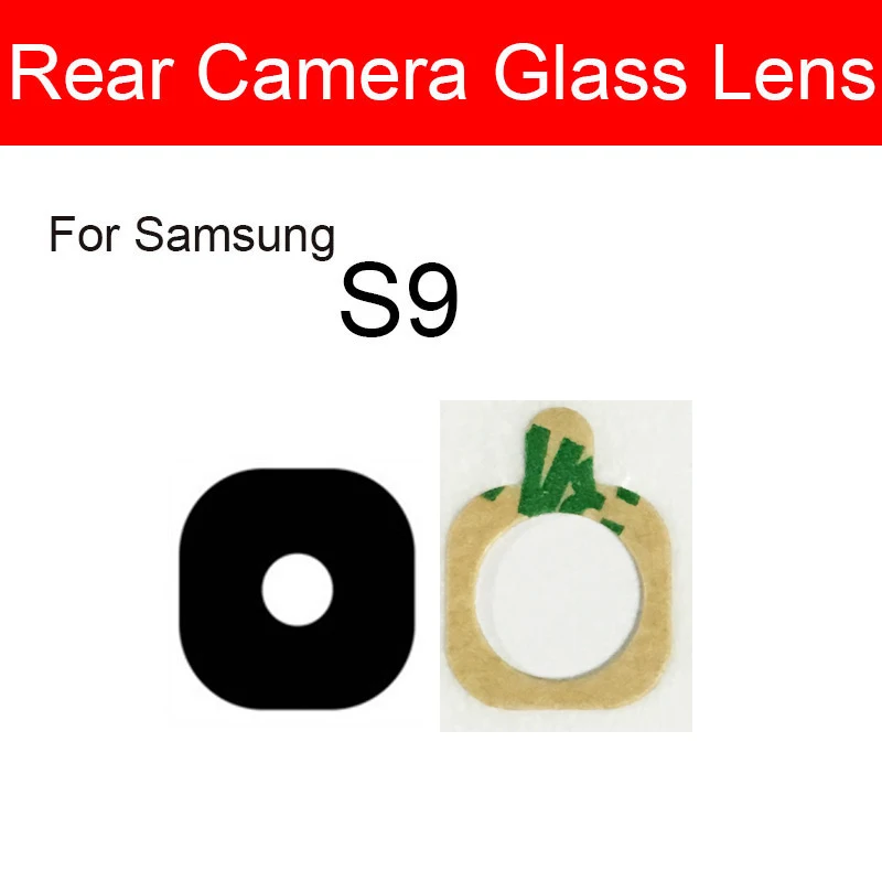 Rear Back Camera Glass Lens For Samsung Galaxy S8 S9 S10 S10e S20 fe Ultra Plus Lite 5G Protector Lens+Sticker Glue Replacement