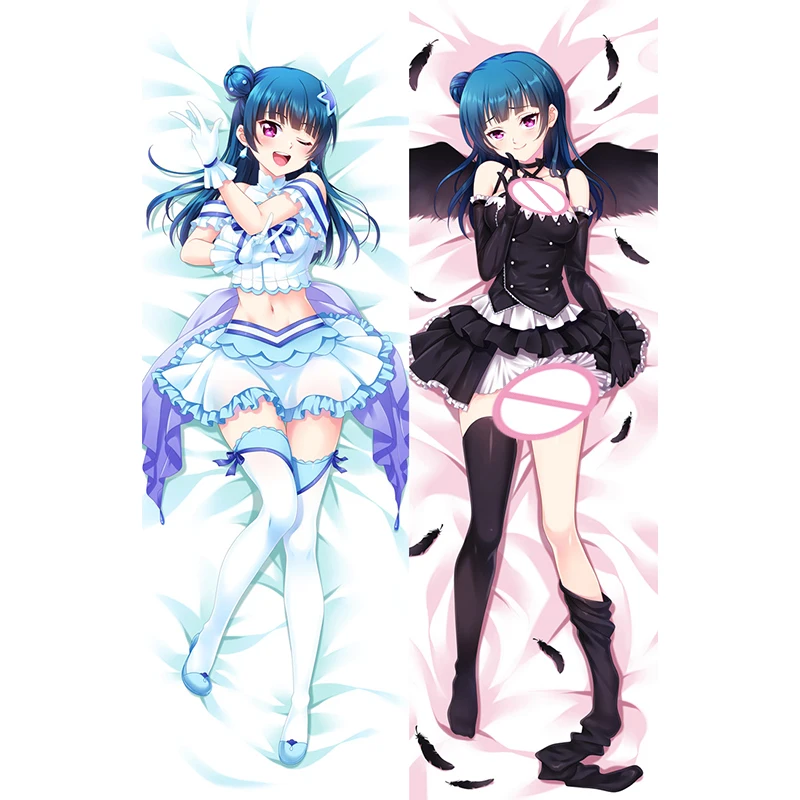 60x180cm Dakimakura Cover Double-sided Anime Pillowcase Hugging Body Pillow Cover