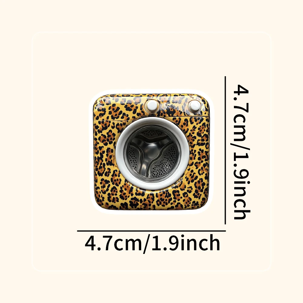 54 stuks modieuze luipaardprint stickersbundel - schattige dierenprint stickers voor laptop, hydrofles, plakboek en ambachten