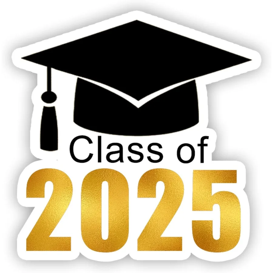 

Выпускные наклейки класса 2025 года, 120 шт., 1,6 дюйма, золотая фольга, выпускной конверт, наклейки, уплотнения, наклейки на конверты для выпускного вечера, декабрь