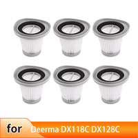 Washable Fits for Deerma DX118C DX128C HEPA Filter Replacement Parts for Home Vacuum Cleaners