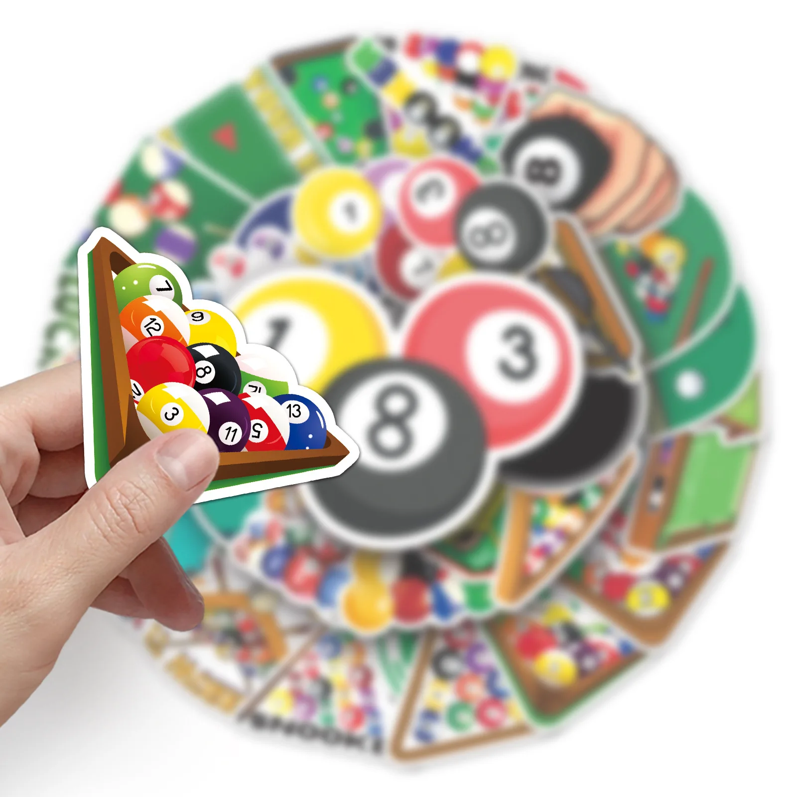 50 Table Tennis Sports Luggage Stickers, Creative and Trendy Waterproof Travel Suitcase, Laptop Decoration