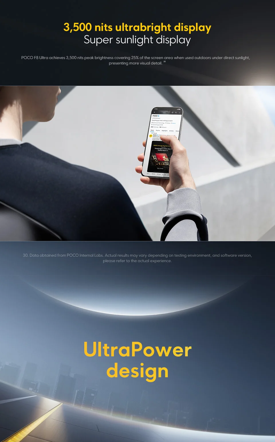 POCO F8 Ultra Global Version Snapdragon 8 Elite Gen 5 6500mAh Battery 50MP OIS Camera 6.9" 120Hz Display 5G NFC Smartphone