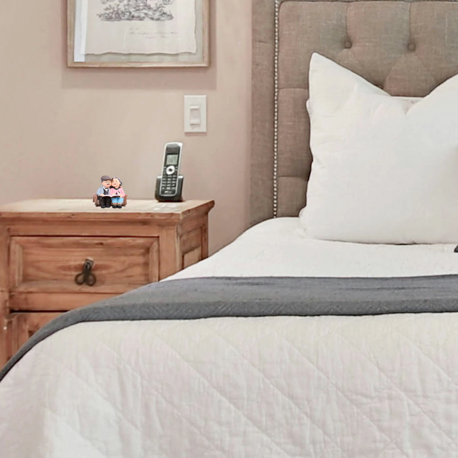 الأجداد عاشق الراتنج زوجين مصغرة الحلي الحرف الإبداعية سطح المكتب غرفة نوم الديكور هدية #1