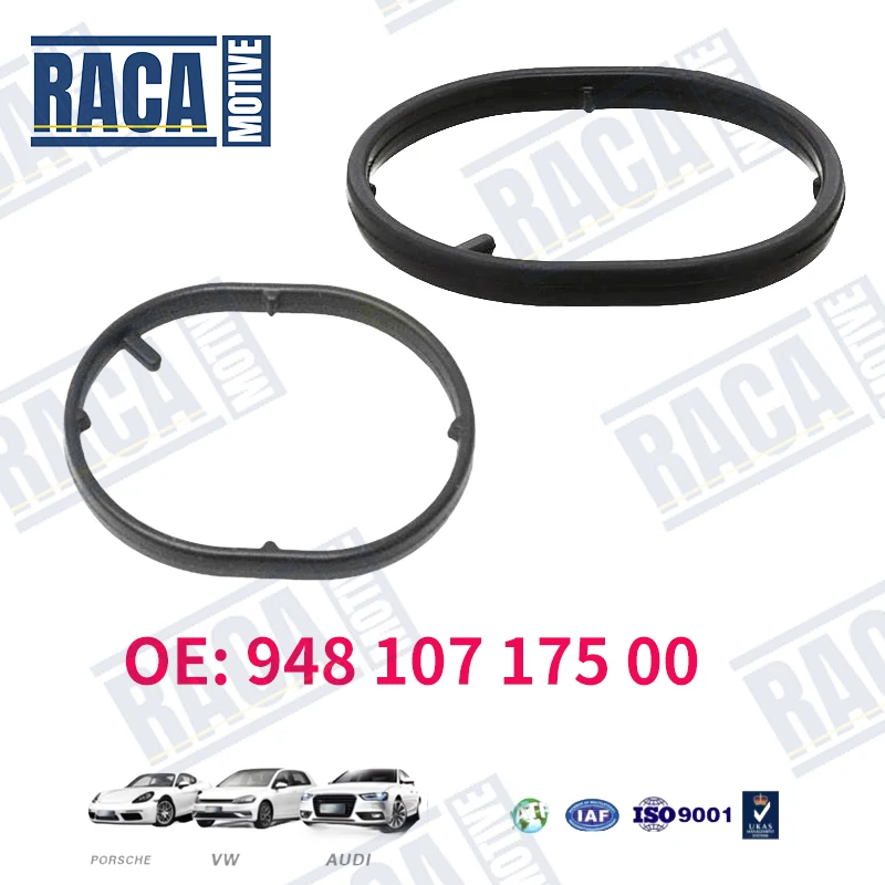 For Porsche 911 Cayman 991 992 Cayenne 9PA 981 987 2PCS oil radiator sealing ring 94810717500 948 107 175 00