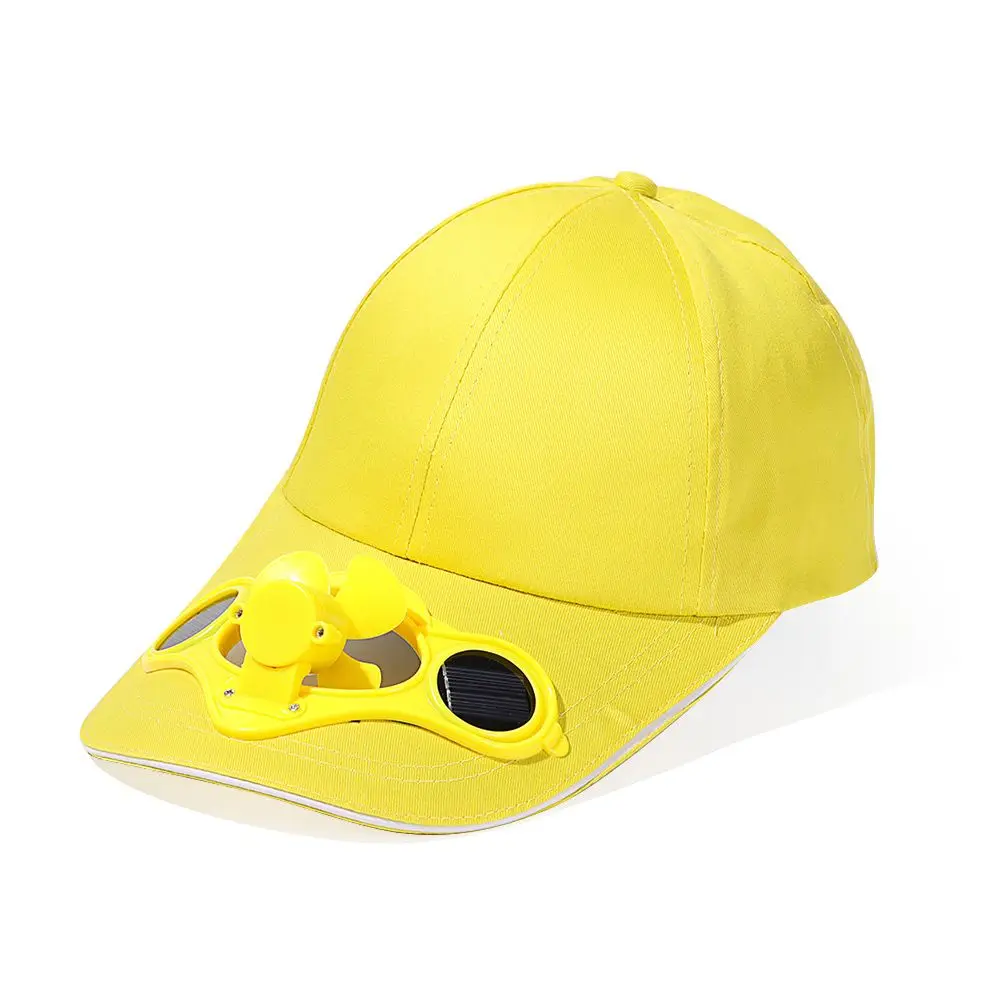 

Outdoor Women Men Novelty Cooling Solar Travel Hat Sun Visor Sport Cap Fan Baseball Hat