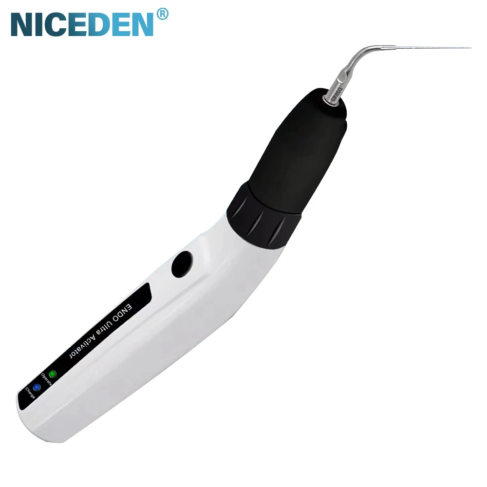 New LED Den tal Wireless Ultrasonic Activator Endo Ultra Activator Ultrasonic Washing Tooth with 6 Tips dent istry Tools