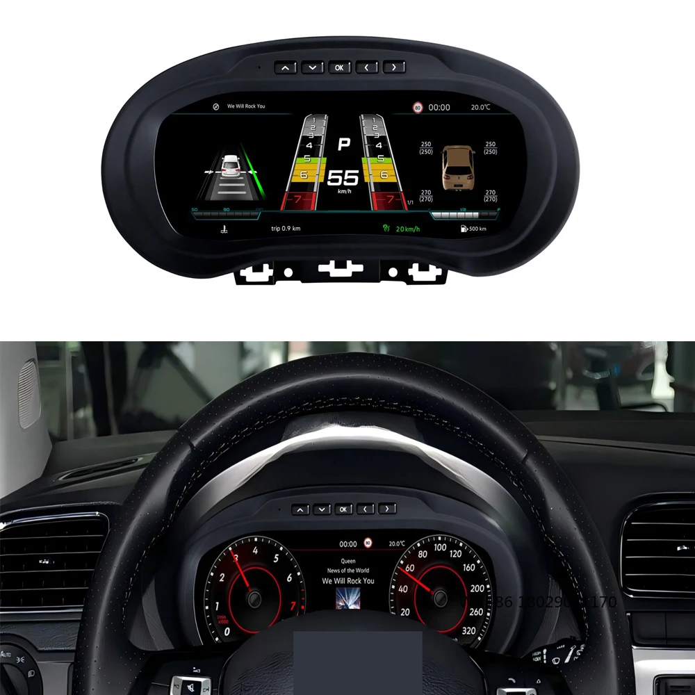 

Digital Dashboard Gauge Speedometer for VW Golf 7 Jetta 6 Speedometer Vehicle Speed Display Instrument Panel Unit