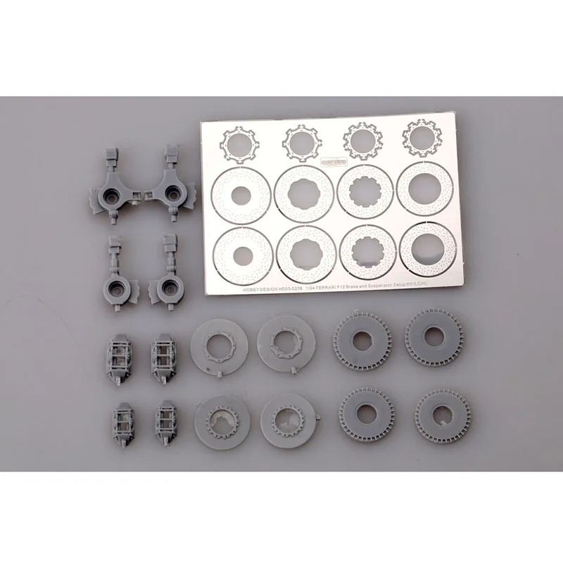 Hobby Design  HD03-0236 1/24 F12 Brake System Suspension Setup Kit Modified Parts