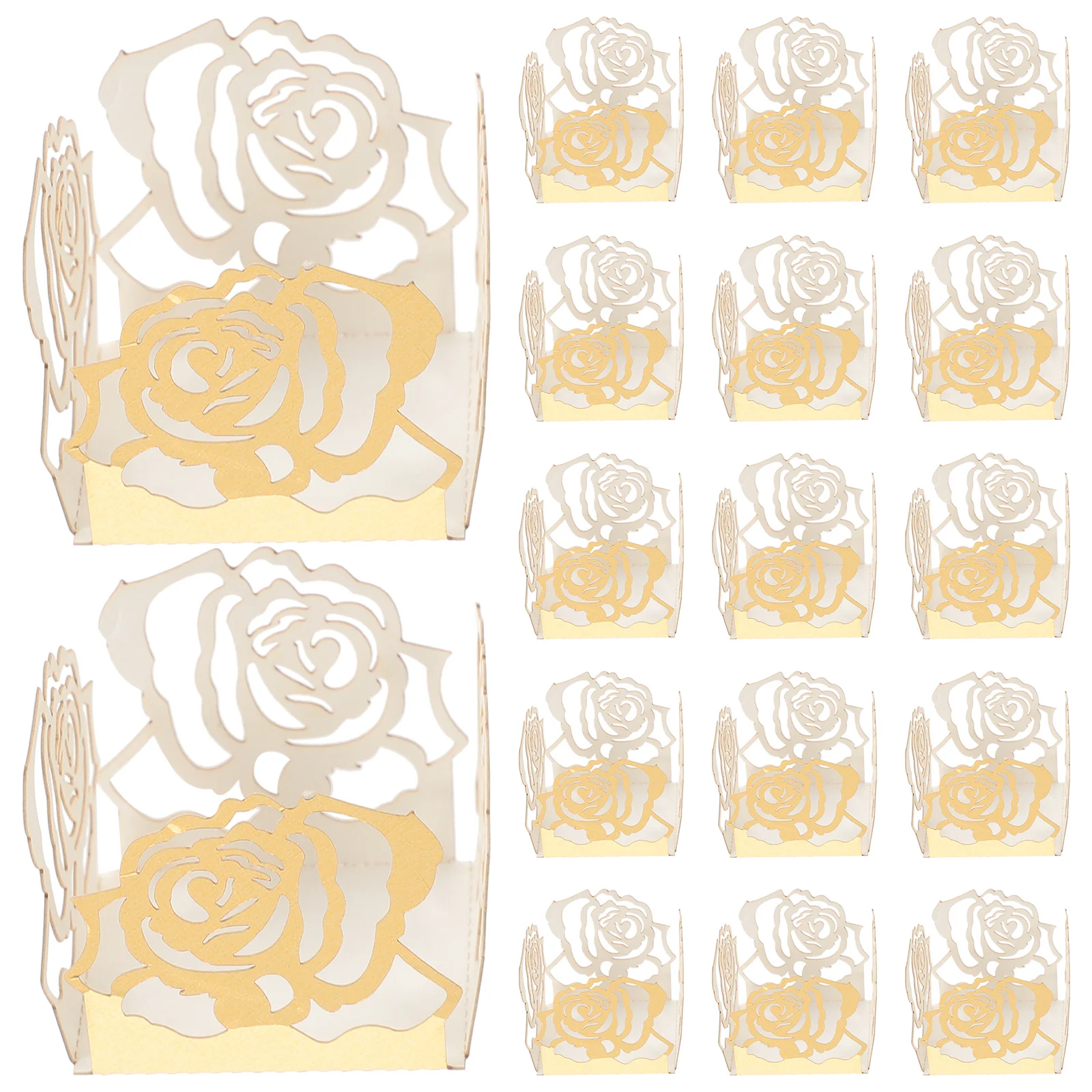 

50Pcs Chocolate Packaging Tray Decorative Chocolate Cups for Table Centerpieces Party Truffle Wrappers Candy Decor Supplies