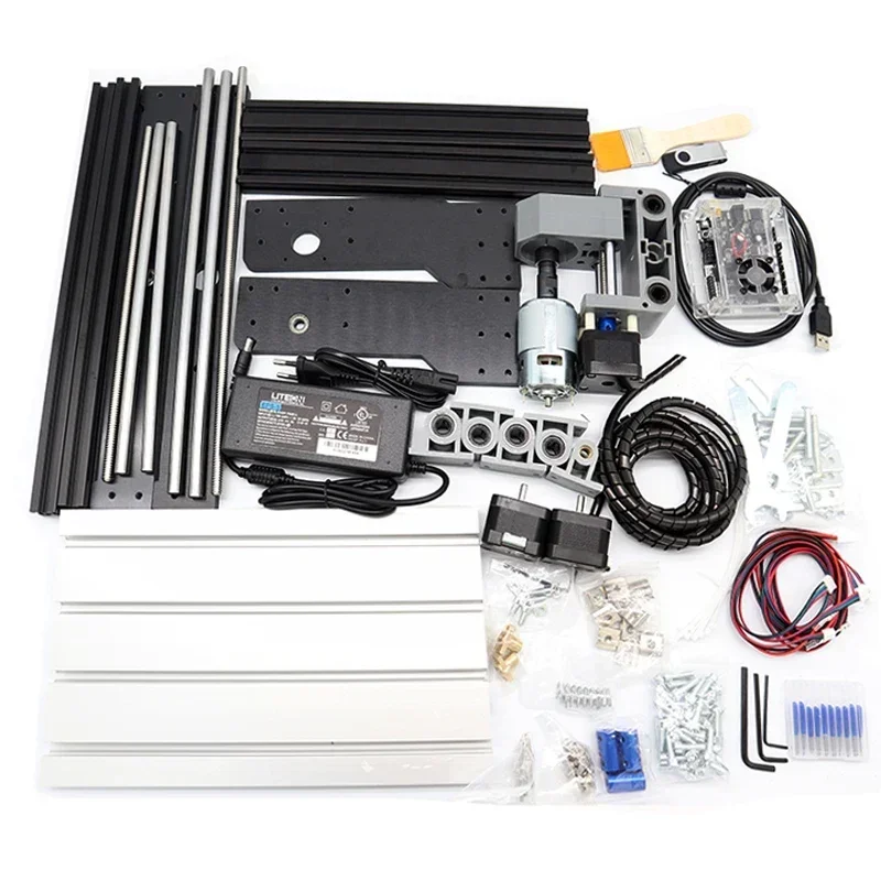 CNC 3018-PRO Router Kit GRBL Controllo 3 Assi Plastica Acrilico PCB PVC Incisione Legno Incisione Macchina, XYZ Area di Lavoro 300x180x45mm