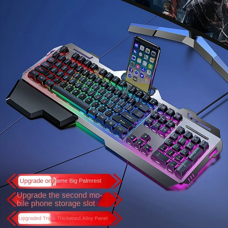 Imagem -03 - Ollymurs-teclado Mecânico e Mouse Conjunto Tea Axis Laptop Tátil com Fio E-sports Jogo Aula F75 Corrente Teclado Gaming Keycaps