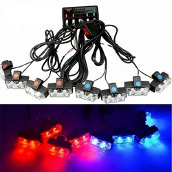 12V Vehicle Car Front Deck Grille LED Strobe Flash light Police Emergency Hazard Warning Strobe lamp Daytime running lights led